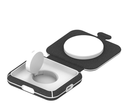 Ładowarka i akumulator ER POWER SNAP 2w1 MFW MagSafe Qi czarna